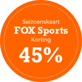 Seizoenskaart FOX Sports Korting 45%